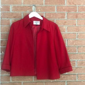 Red blazer
